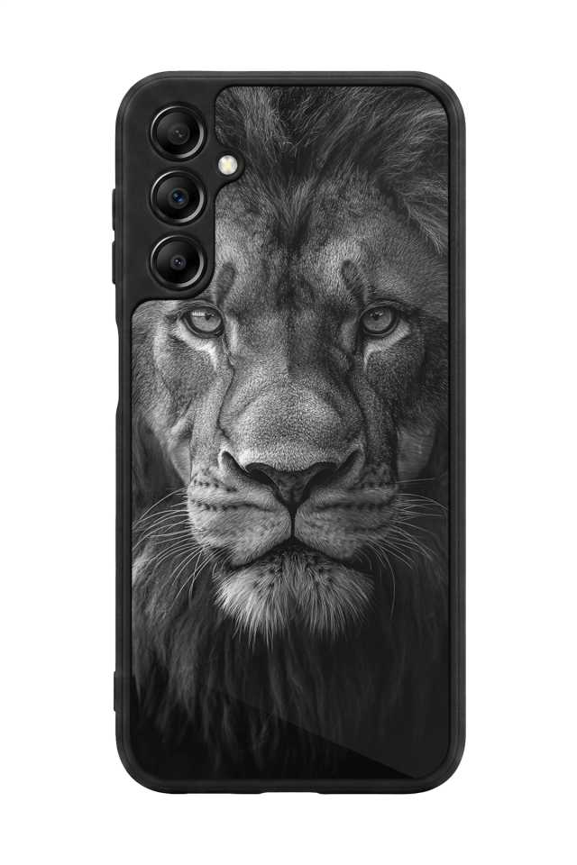 Samsung Galaxy A14 Uyumlu Aslan Tasarımlı Glossy Premium Kılıf