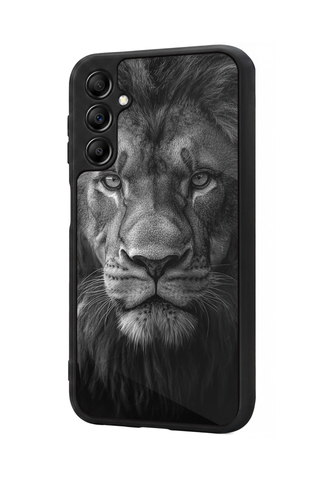 Samsung Galaxy A14 Uyumlu Aslan Tasarımlı Glossy Premium Kılıf