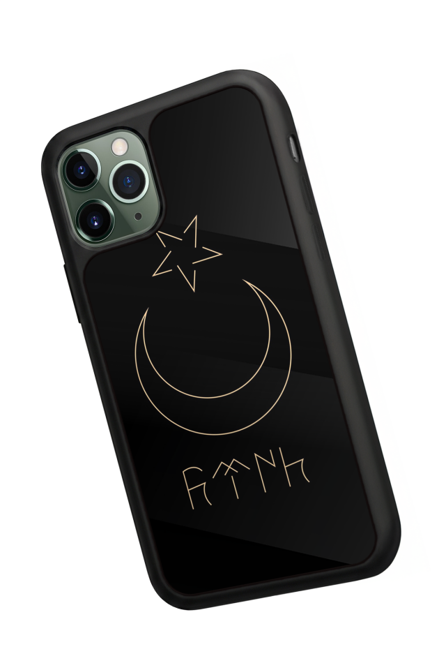 iPhone 11 Pro Max Uyumlu Bozkurt Tasarımlı Glossy Premium Kılıf