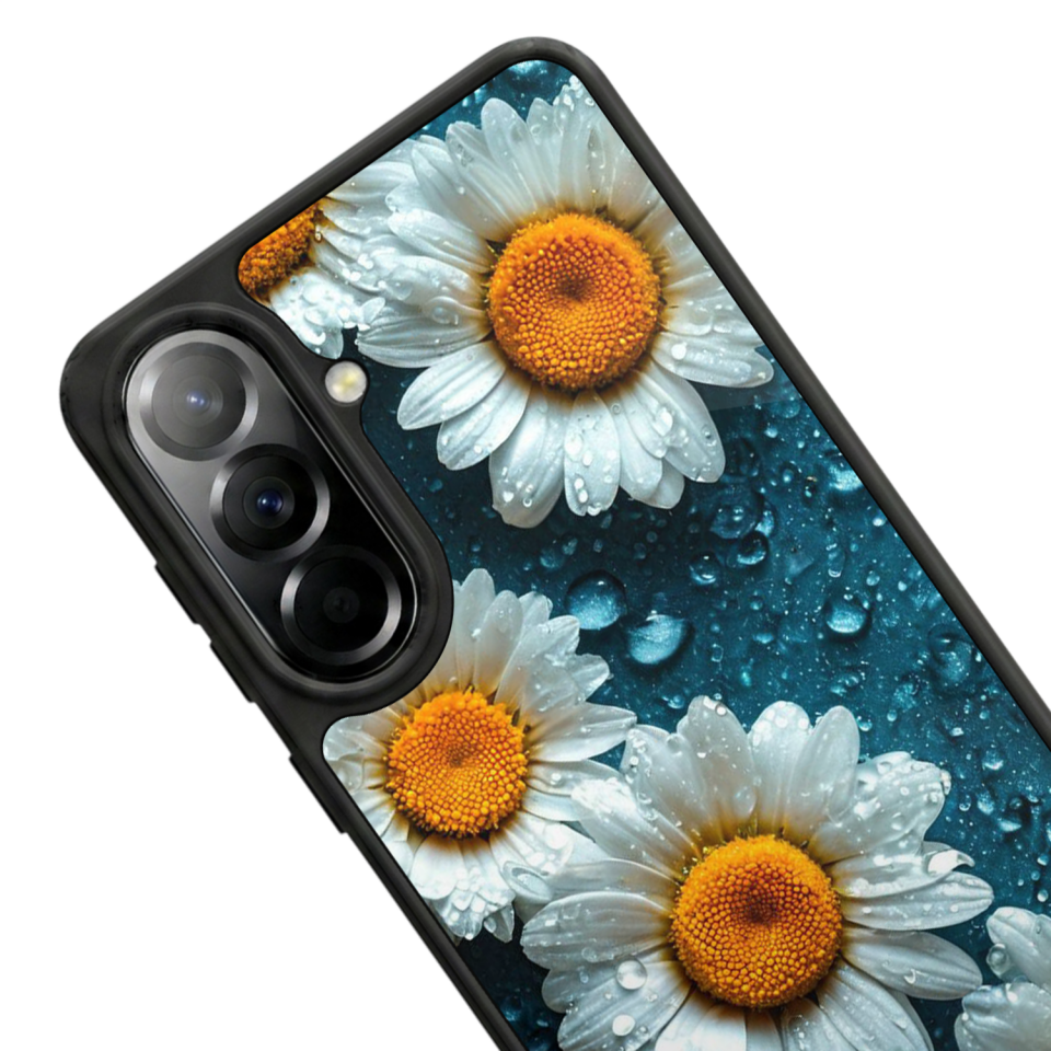 Samsung Galaxy A57 Uyumlu Cicek Tasarımlı Glossy Premium Kılıf