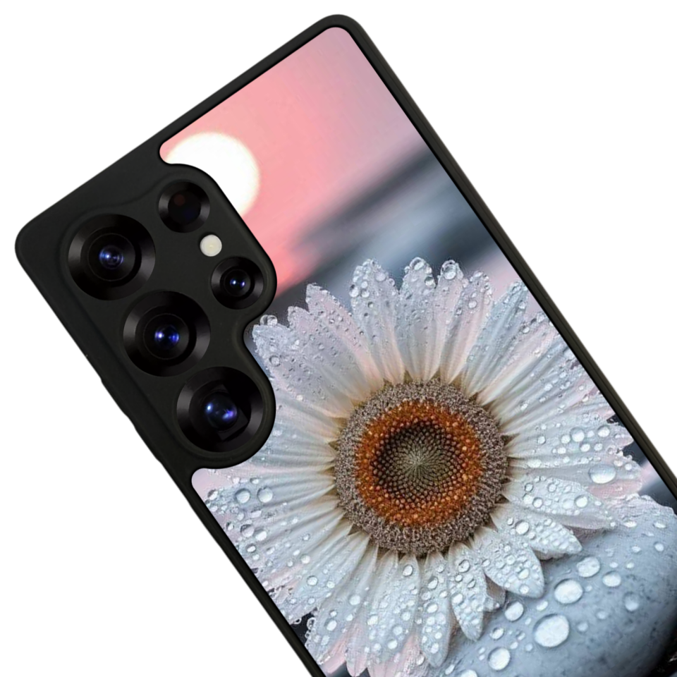 Samsung Galaxy S25 Ultra Uyumlu Cicek Tasarımlı Glossy Premium Kılıf