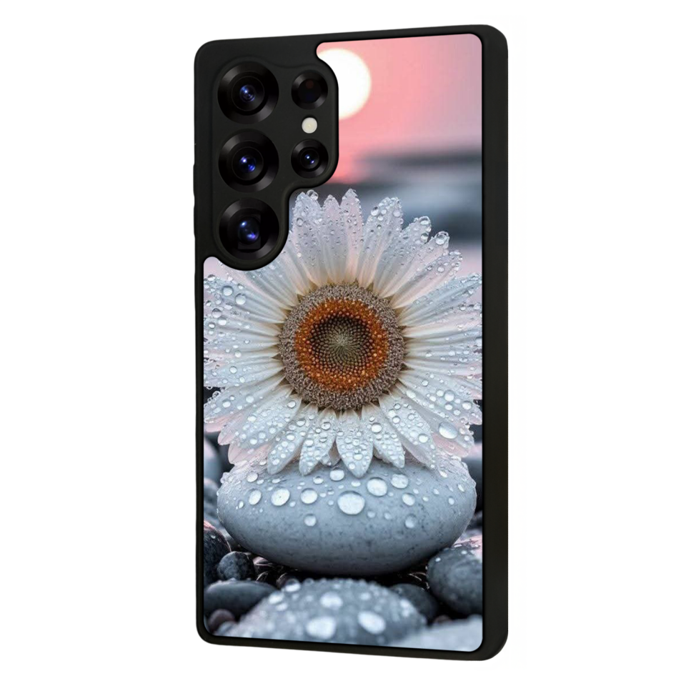 Samsung Galaxy S25 Ultra Uyumlu Cicek Tasarımlı Glossy Premium Kılıf