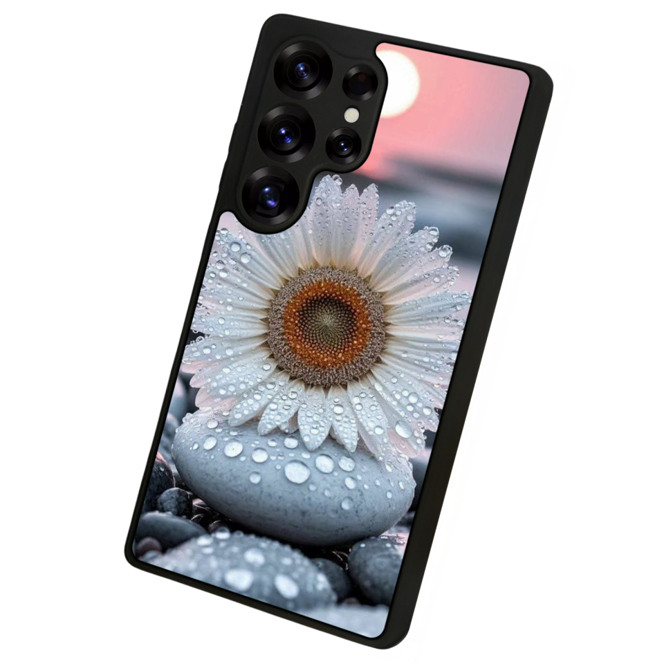 Samsung Galaxy S25 Ultra Uyumlu Cicek Tasarımlı Glossy Premium Kılıf
