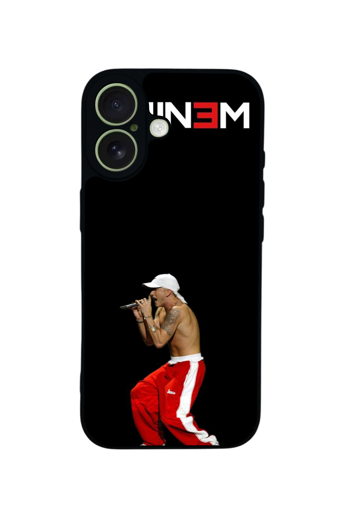 iPhone 17 Uyumlu Eminem Tasarımlı Glossy Premium Kılıf