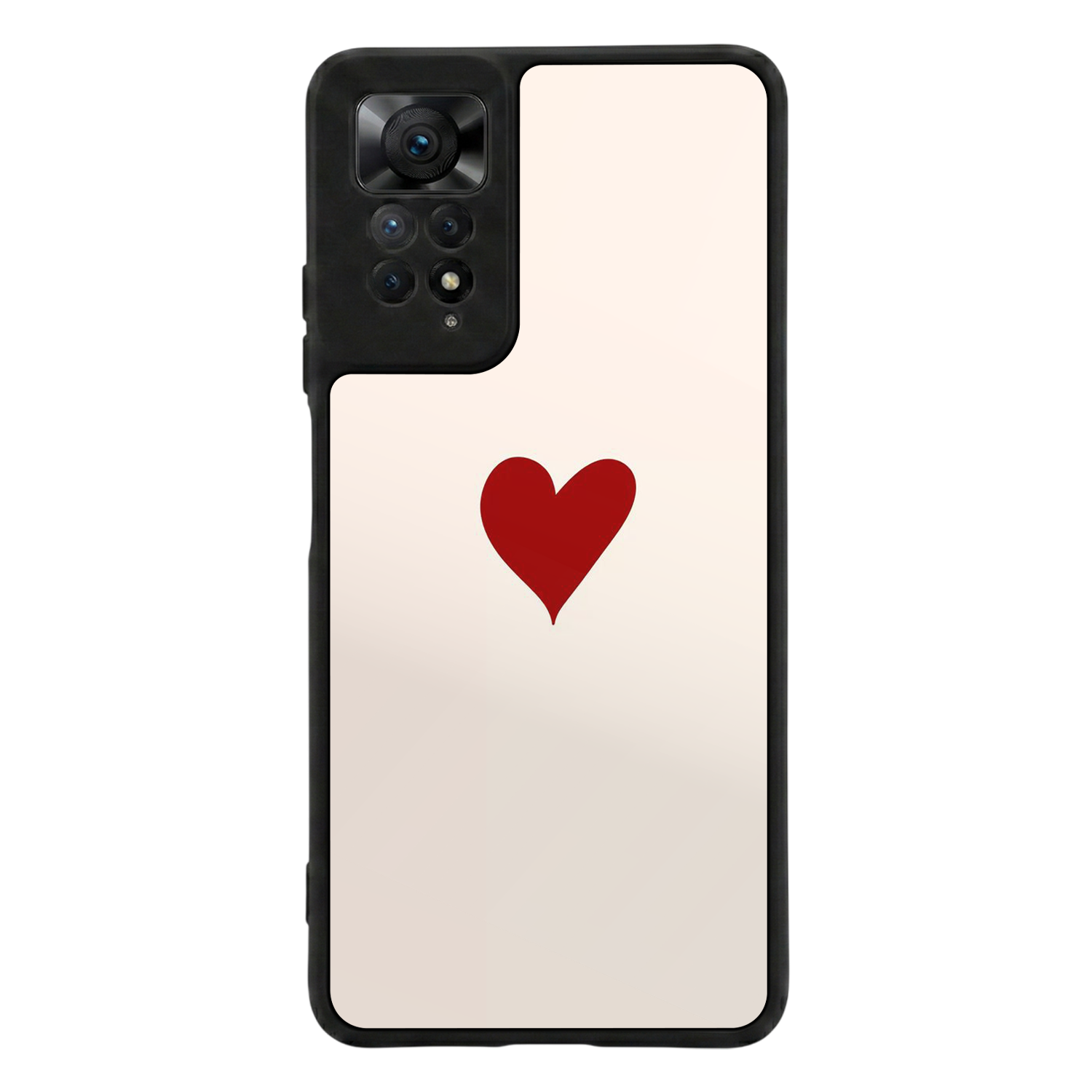Xiaomi Redmi Note 12 Pro Uyumlu Kalp Love Tasarımlı Glossy Premium Kılıf