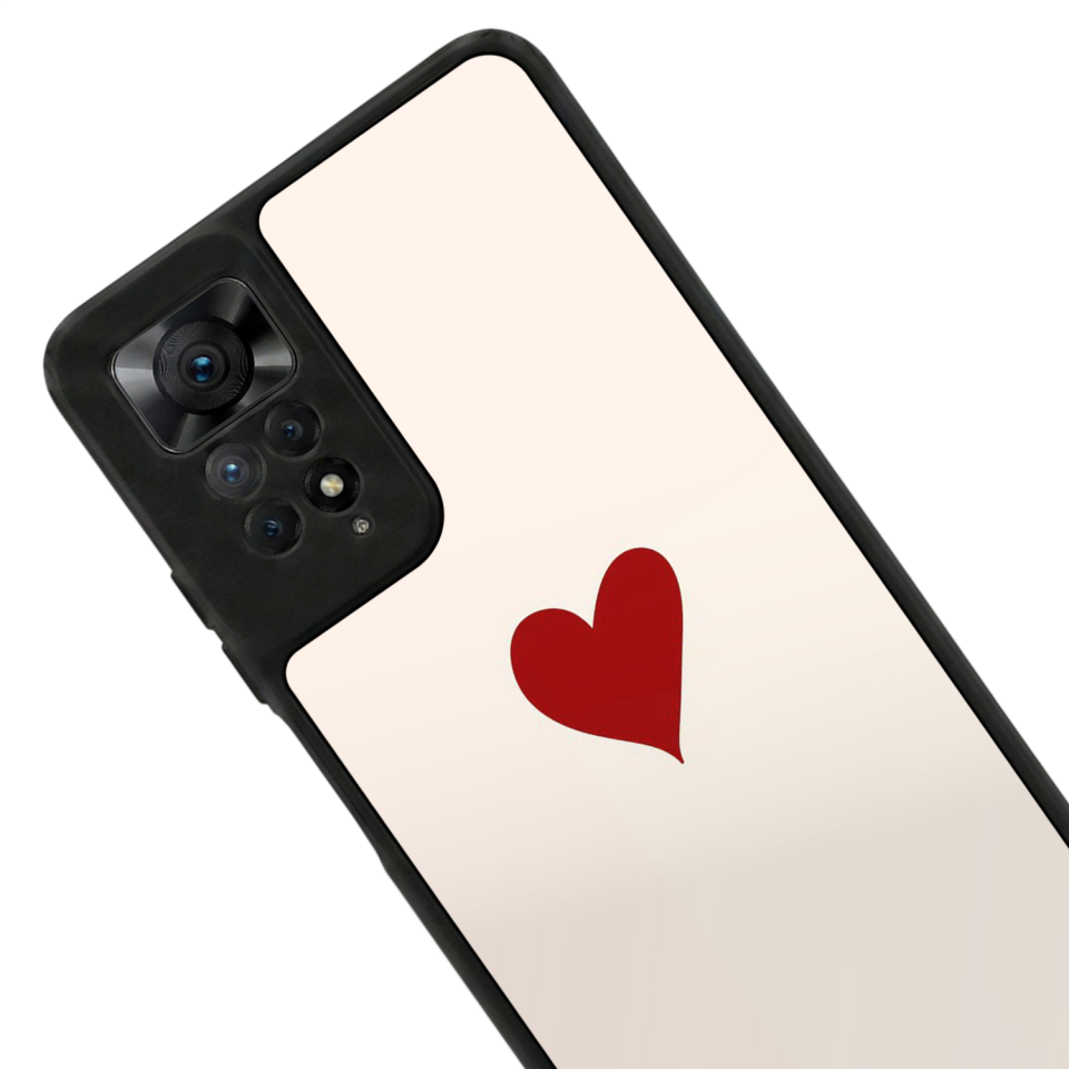 Xiaomi Redmi Note 12 Pro Uyumlu Kalp Love Tasarımlı Glossy Premium Kılıf