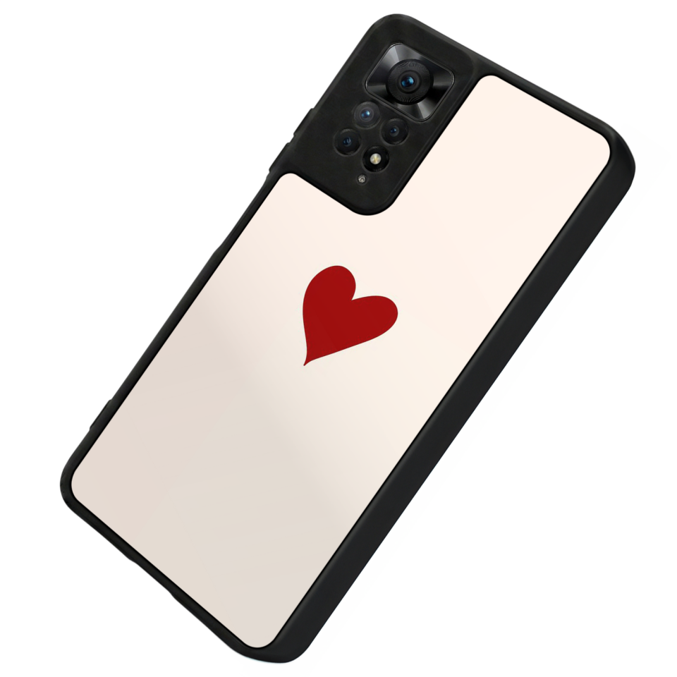 Xiaomi Redmi Note 12 Pro Uyumlu Kalp Love Tasarımlı Glossy Premium Kılıf