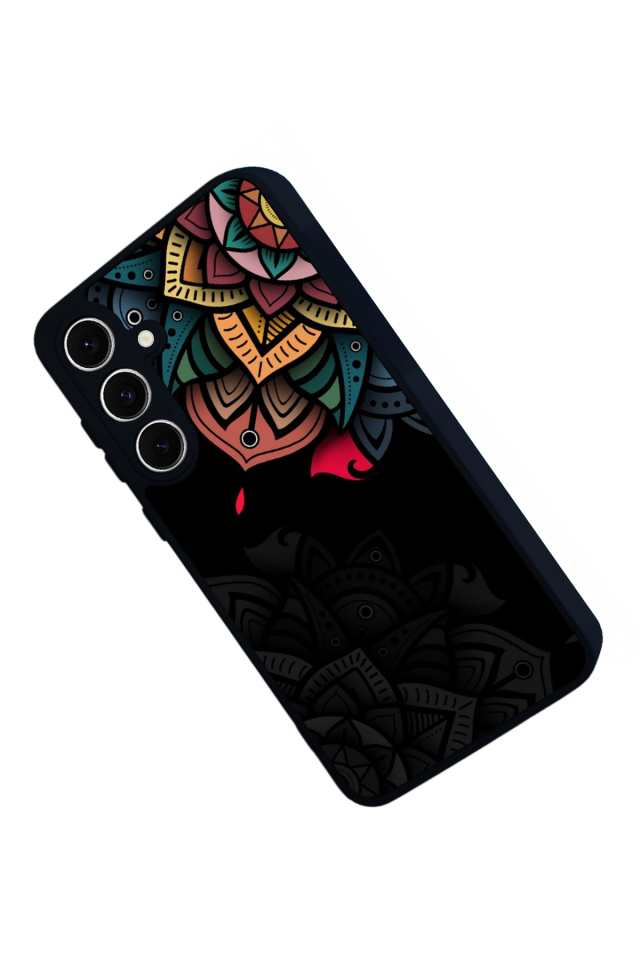 Samsung Galaxy A16 Uyumlu Mandala Tasarımlı Glossy Premium Kılıf