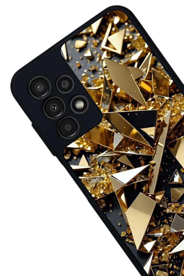 Samsung Galaxy A13 Uyumlu Mermer Marble Tasarımlı Glossy Premium Kılıf