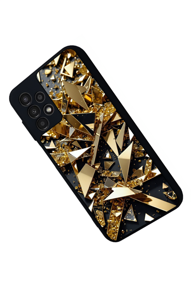 Samsung Galaxy A13 Uyumlu Mermer Marble Tasarımlı Glossy Premium Kılıf