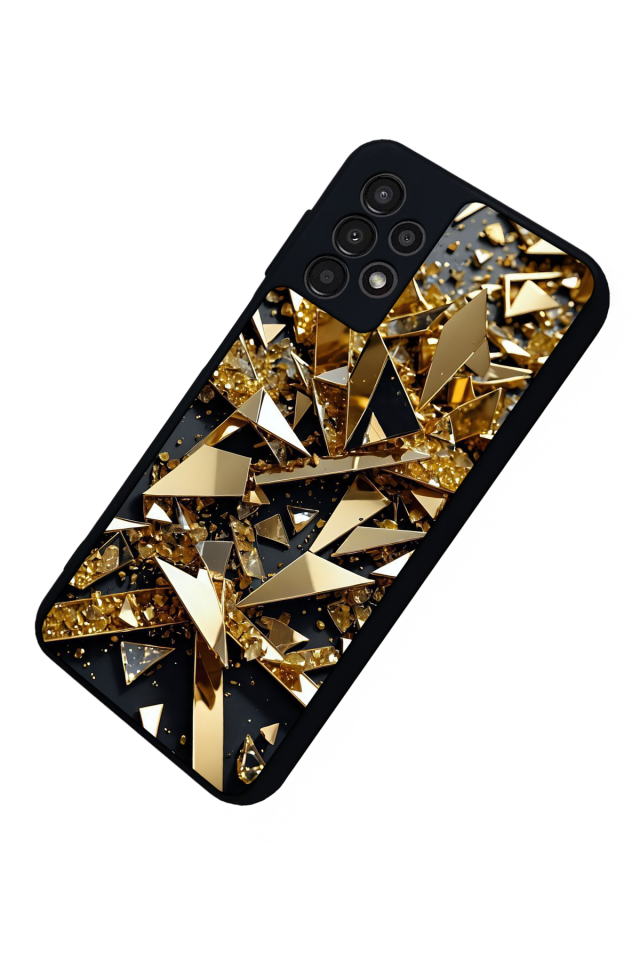 Samsung Galaxy A13 Uyumlu Mermer Marble Tasarımlı Glossy Premium Kılıf