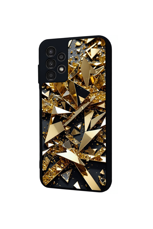 Samsung Galaxy A13 Uyumlu Mermer Marble Tasarımlı Glossy Premium Kılıf