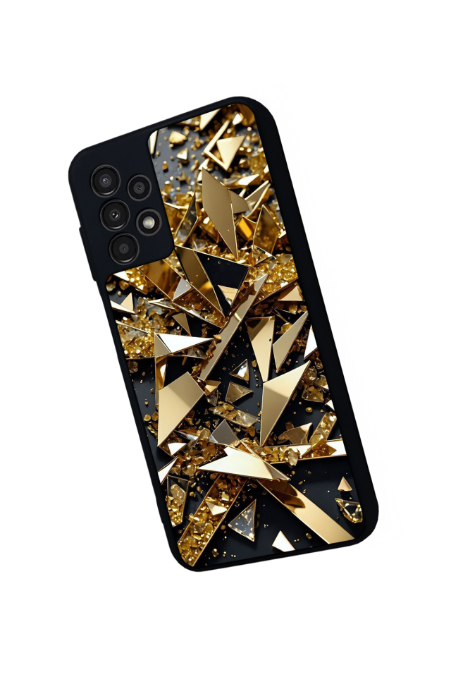 Samsung Galaxy A13 Uyumlu Mermer Marble Tasarımlı Glossy Premium Kılıf