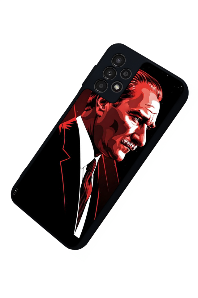 Samsung Galaxy A23 Uyumlu Mustafa Kemal Ataturk Tasarımlı Glossy Premium Kılıf