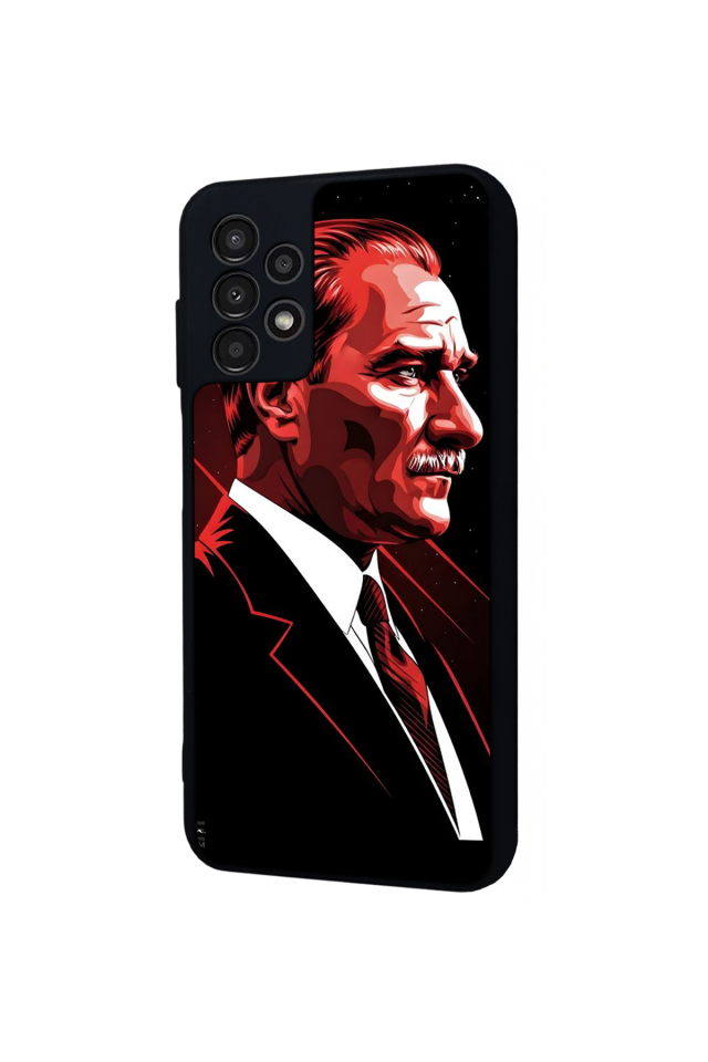 Samsung Galaxy A23 Uyumlu Mustafa Kemal Ataturk Tasarımlı Glossy Premium Kılıf