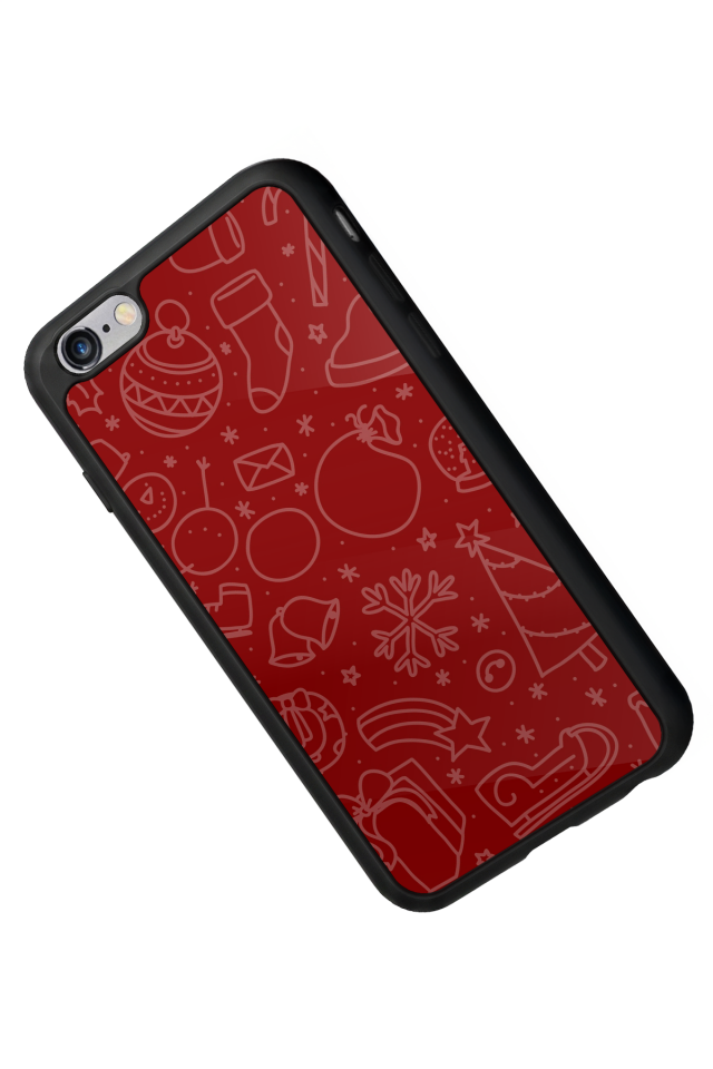iPhone 6s Plus Uyumlu Yilbasi Christmas Tasarımlı Glossy Premium Kılıf