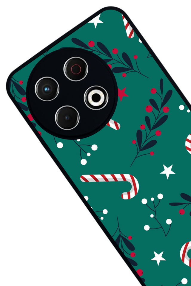 Tecno Spark 30 Pro Uyumlu Yilbasi Christmas Tasarımlı Glossy Premium Kılıf