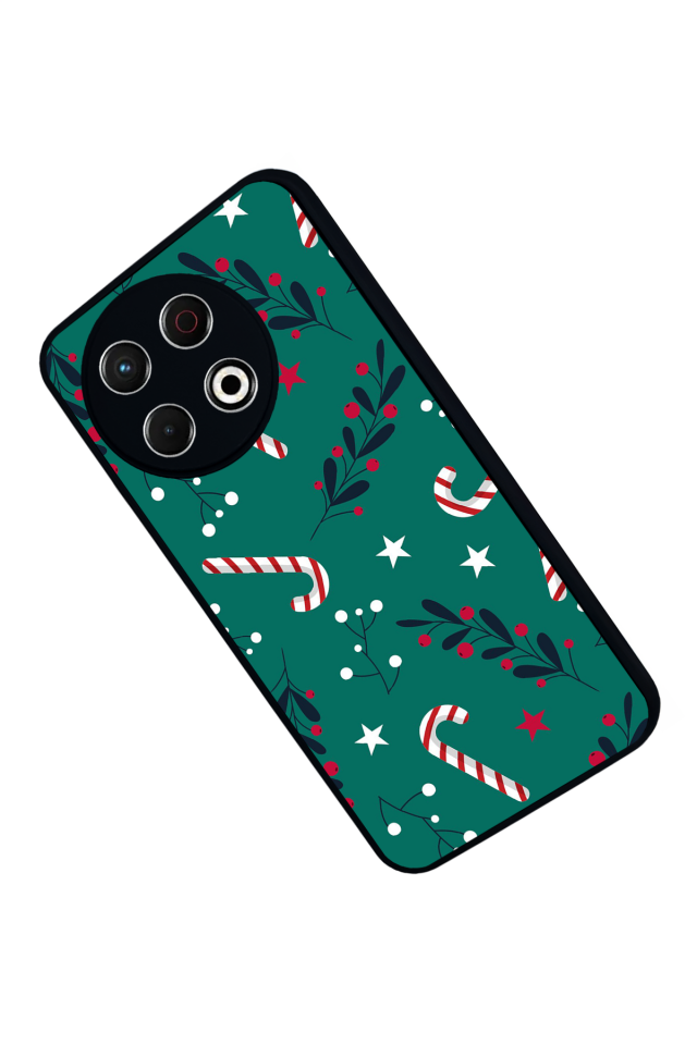 Tecno Spark 30 Pro Uyumlu Yilbasi Christmas Tasarımlı Glossy Premium Kılıf