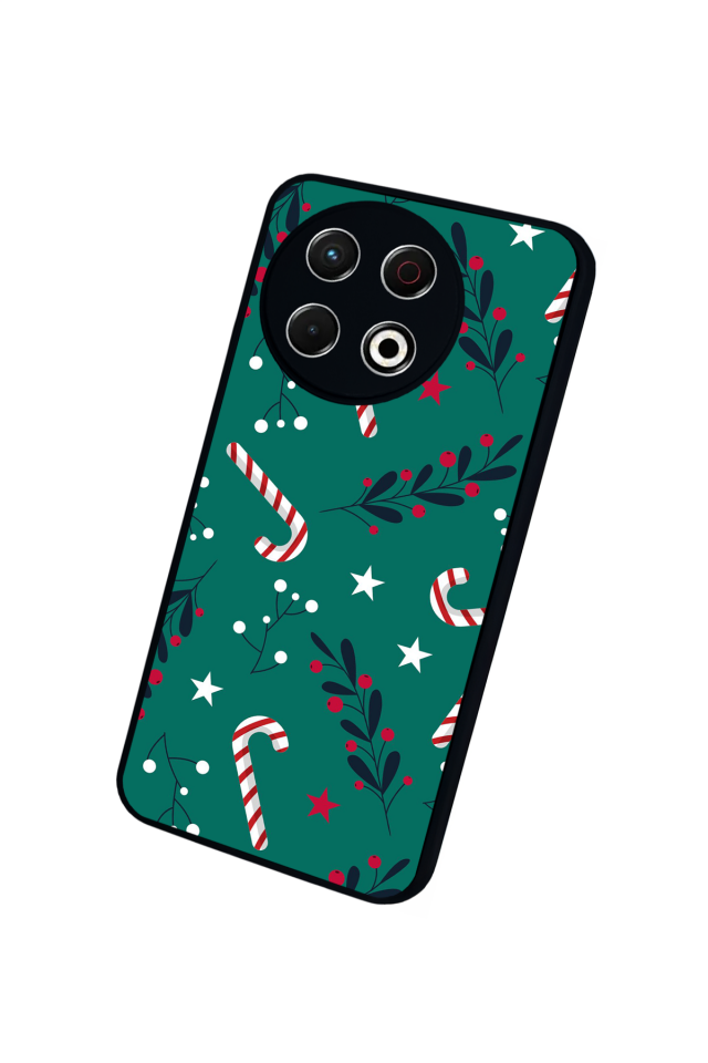 Tecno Spark 30 Pro Uyumlu Yilbasi Christmas Tasarımlı Glossy Premium Kılıf