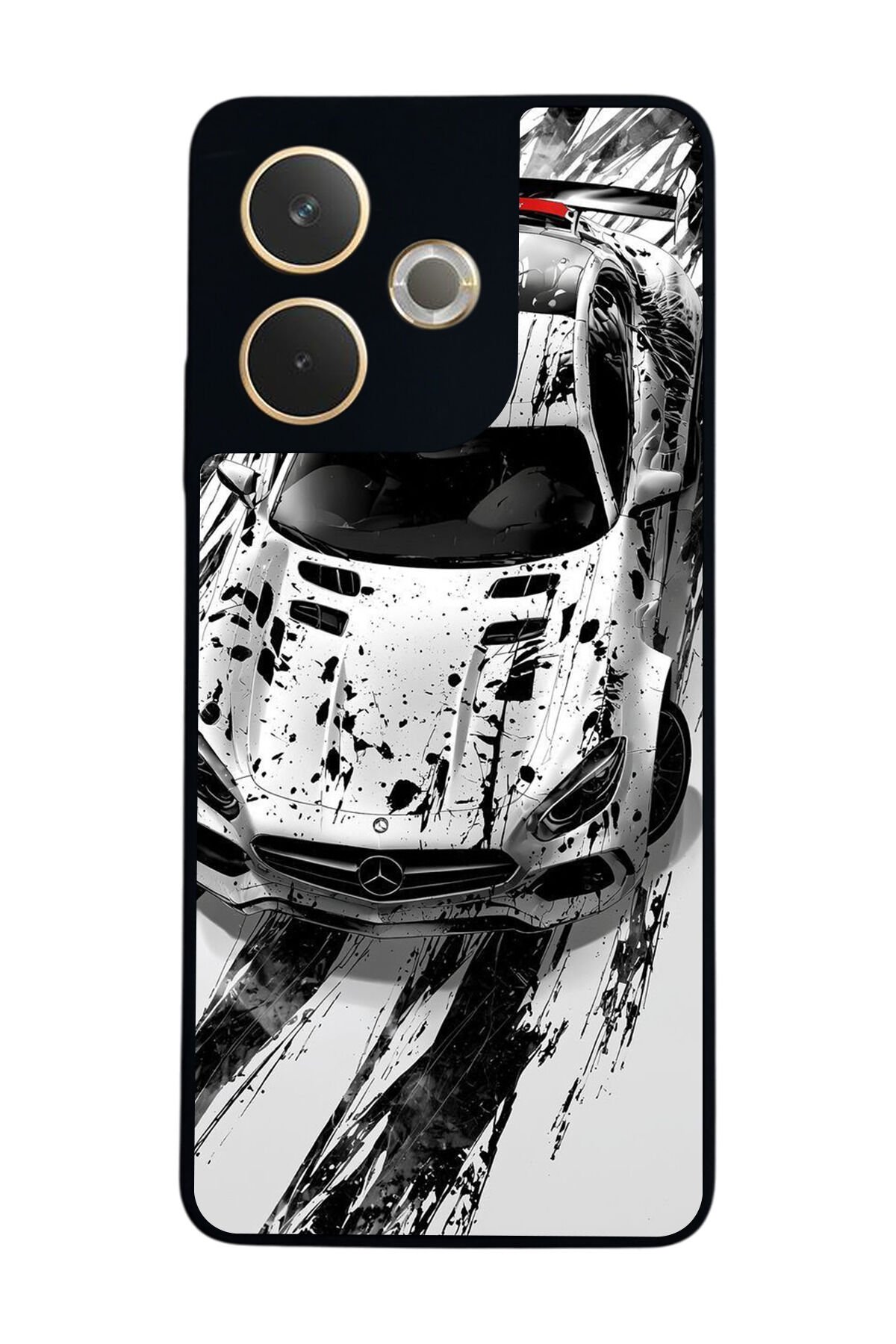 Oppo A5 Pro Uyumlu Mercedes Tasarımlı Glossy Premium Kılıf