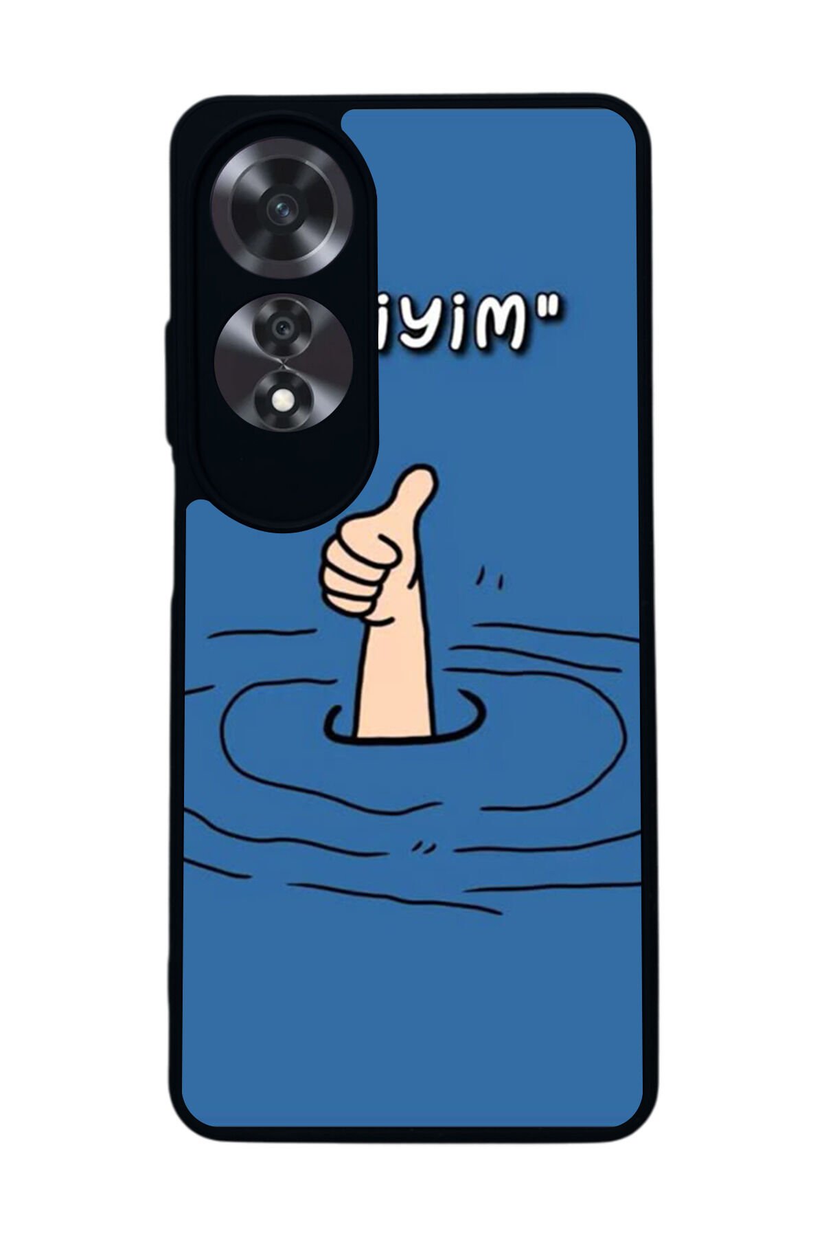 Oppo A60 Mat Siyah uyumlu Kılıf – Yumuşak Silikon, Koruyucu, Şok Emici Kapak