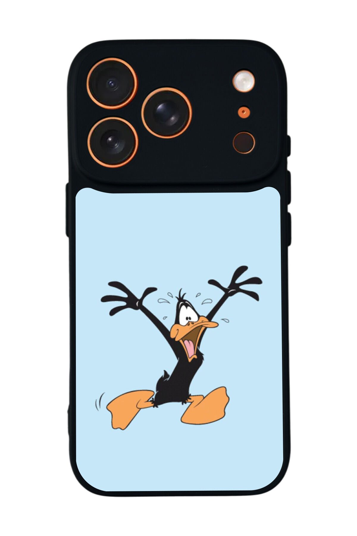 iPhone 17 Pro Uyumlu Daffy duck Tasarımlı Glossy Premium Kılıf