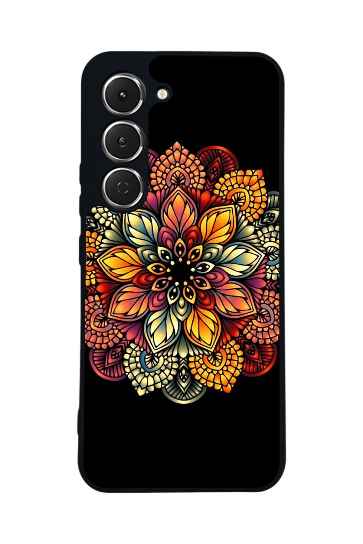 Tecno Spark 40 Pro Uyumlu Mandala Tasarımlı Glossy Premium Kılıf