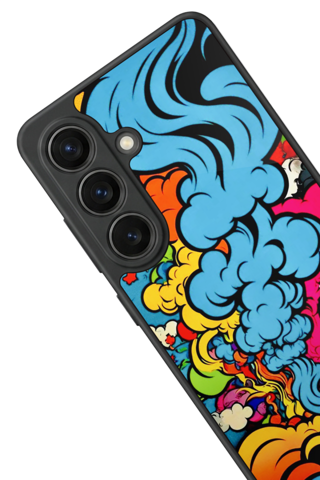 Samsung Galaxy S26 Uyumlu Abstract Tasarımlı Glossy Premium Kılıf