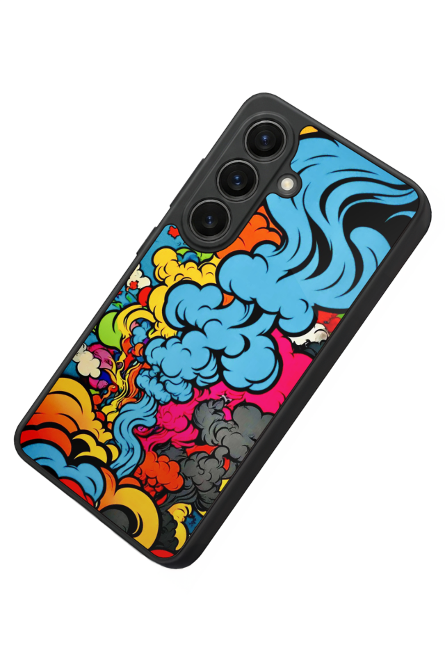 Samsung Galaxy S26 Uyumlu Abstract Tasarımlı Glossy Premium Kılıf