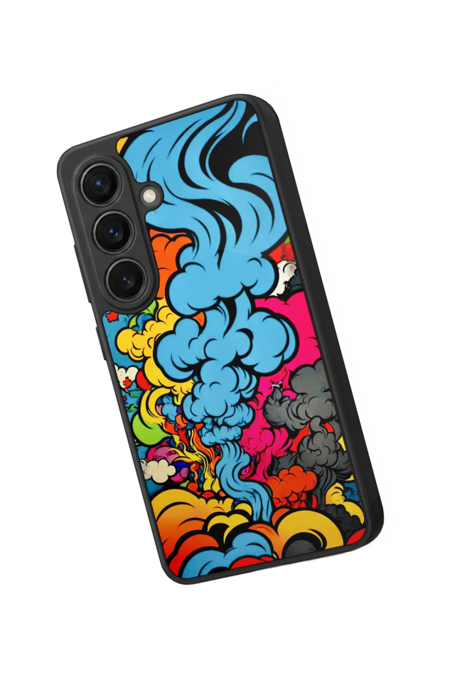 Samsung Galaxy S26 Uyumlu Abstract Tasarımlı Glossy Premium Kılıf