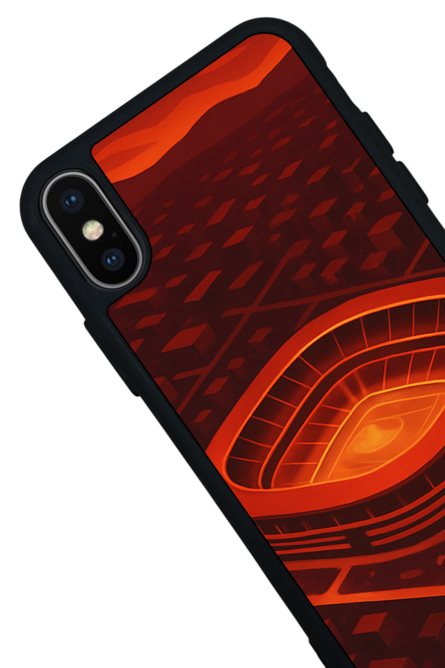 iPhone XS Max Uyumlu Aslan Tasarımlı Glossy Premium Kılıf