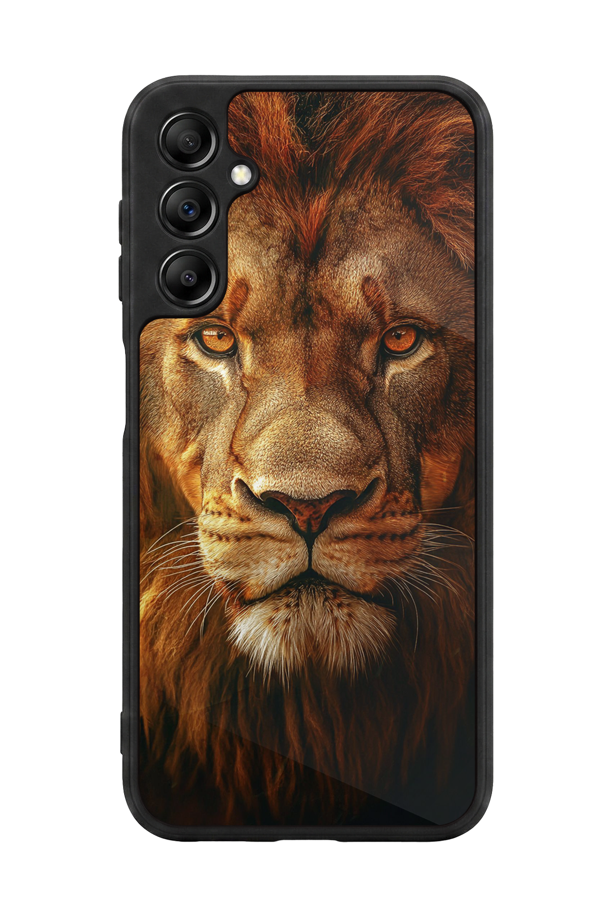 Samsung Galaxy A14 Uyumlu Aslan Tasarımlı Glossy Premium Kılıf