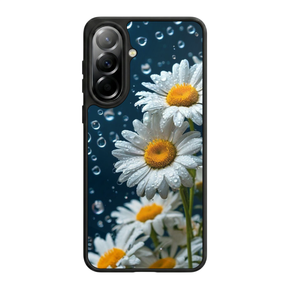 Samsung Galaxy A57 Uyumlu Cicek Tasarımlı Glossy Premium Kılıf