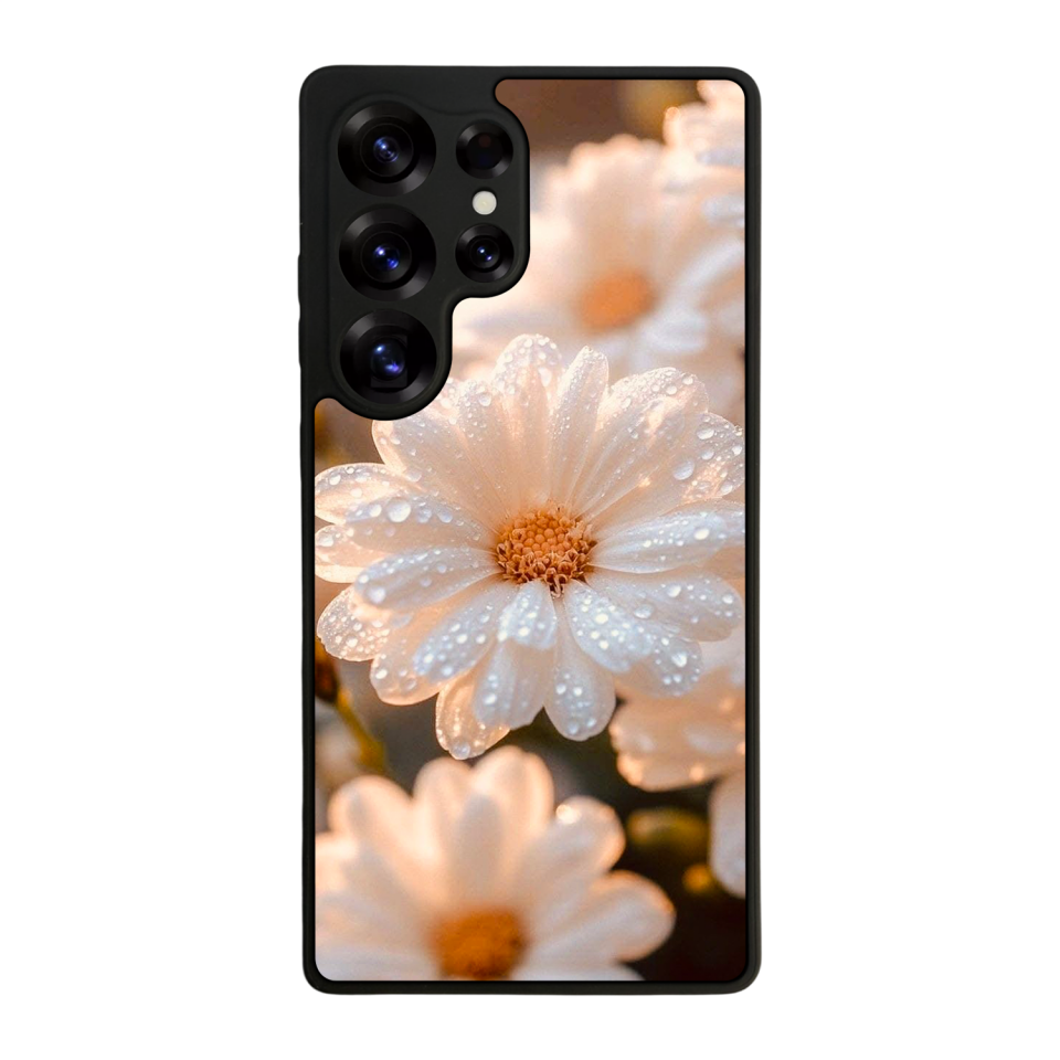 Samsung Galaxy S25 Ultra Uyumlu Cicek Tasarımlı Glossy Premium Kılıf