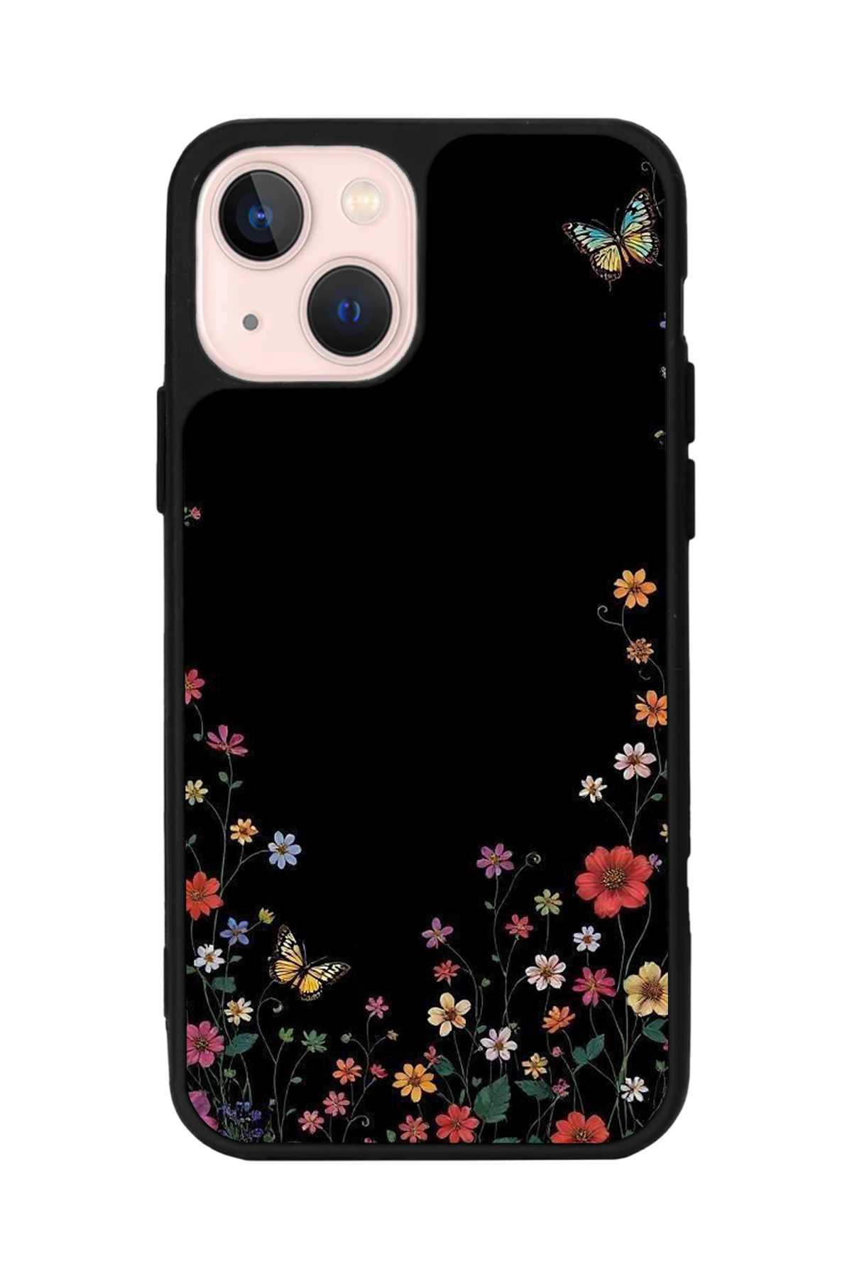 iPhone 15 Uyumlu Floral Tasarımlı Glossy Premium Kılıf