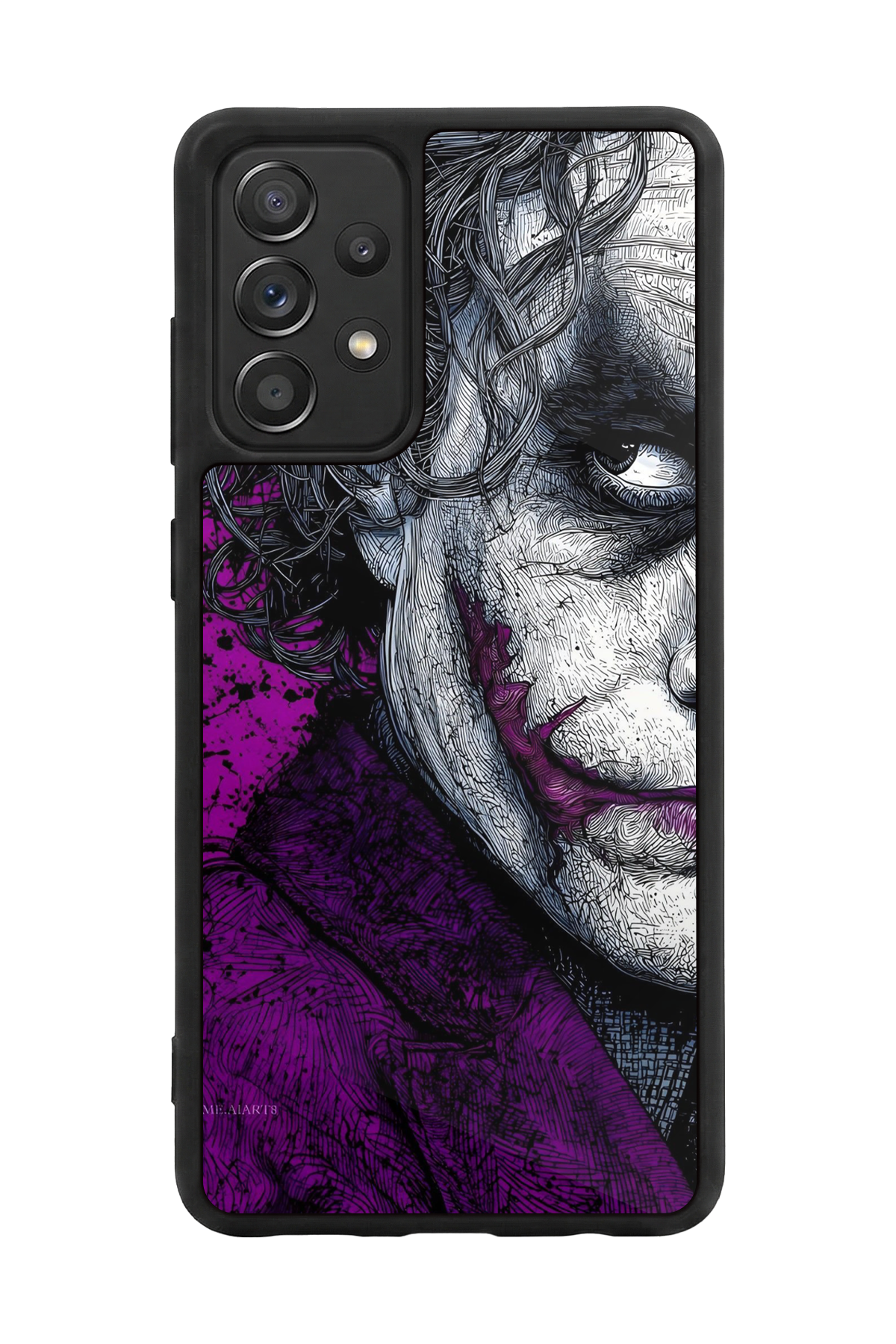 Samsung Galaxy A72 Uyumlu Joker Tasarımlı Glossy Premium Kılıf