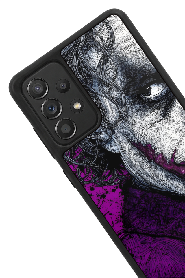 Samsung Galaxy A72 Uyumlu Joker Tasarımlı Glossy Premium Kılıf