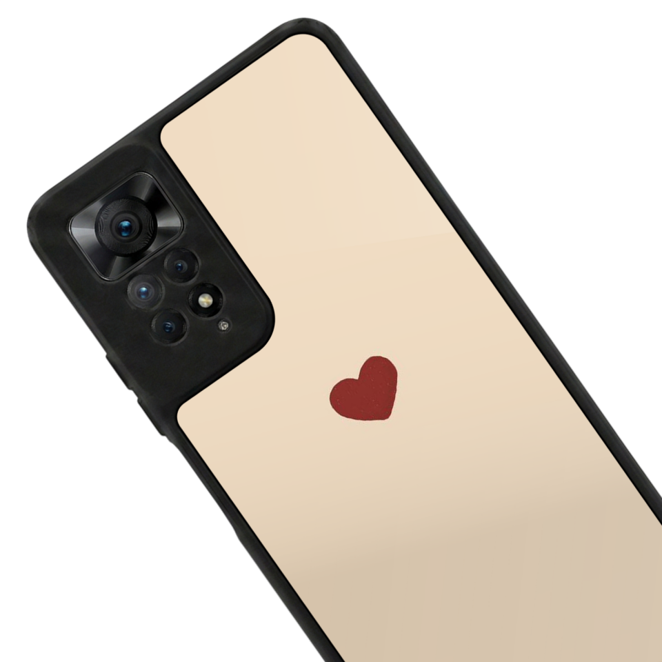 Xiaomi Redmi Note 12 Pro Uyumlu Kalp Love Tasarımlı Glossy Premium Kılıf