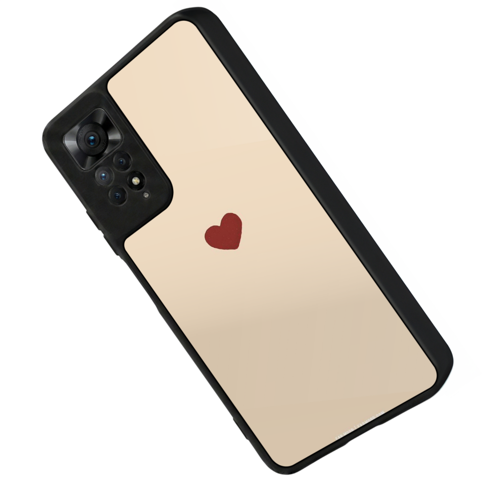 Xiaomi Redmi Note 12 Pro Uyumlu Kalp Love Tasarımlı Glossy Premium Kılıf