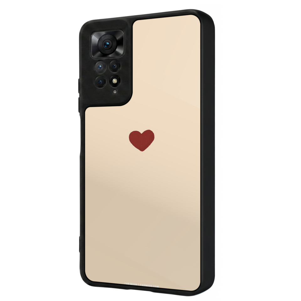 Xiaomi Redmi Note 12 Pro Uyumlu Kalp Love Tasarımlı Glossy Premium Kılıf