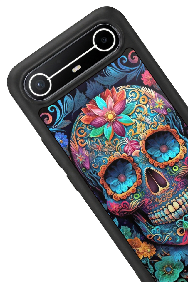 Tecno Spark Slim 5G Uyumlu KuruKafa Tasarımlı Glossy Premium Kılıf