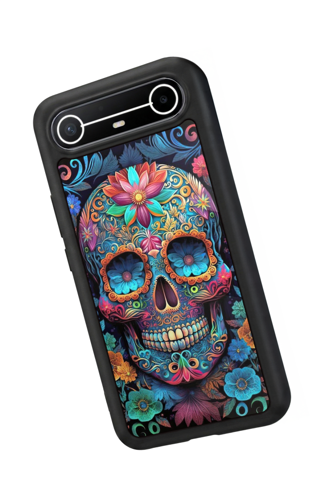 Tecno Spark Slim 5G Uyumlu KuruKafa Tasarımlı Glossy Premium Kılıf