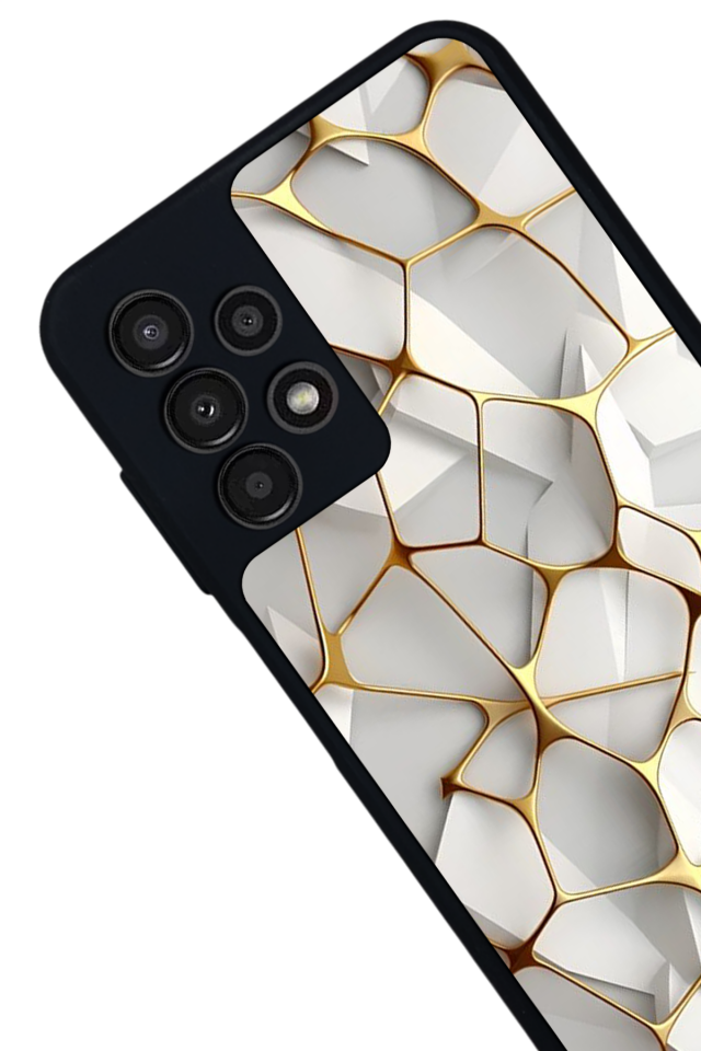 Samsung Galaxy A13 Uyumlu Mermer Marble Tasarımlı Glossy Premium Kılıf