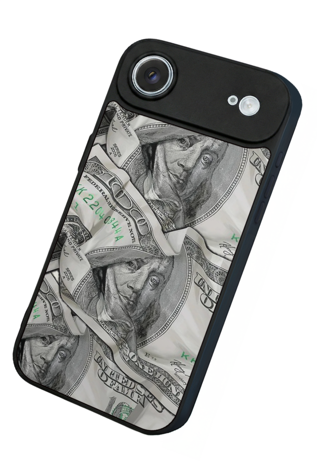 iPhone 17 Air Uyumlu Money Para Tasarımlı Glossy Premium Kılıf
