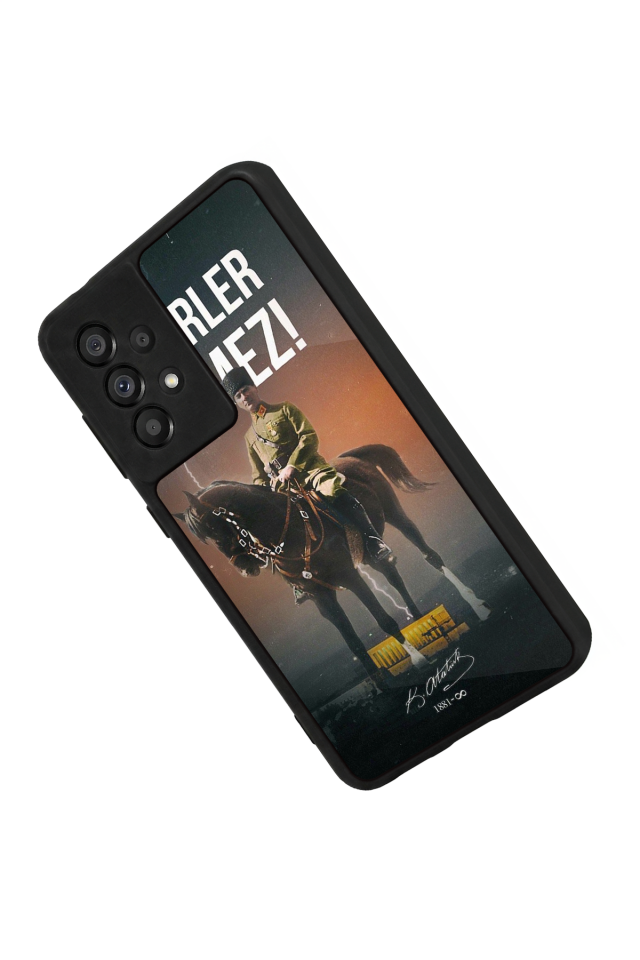 Samsung Galaxy A73 Uyumlu Mustafa Kemal Ataturk Tasarımlı Glossy Premium Kılıf