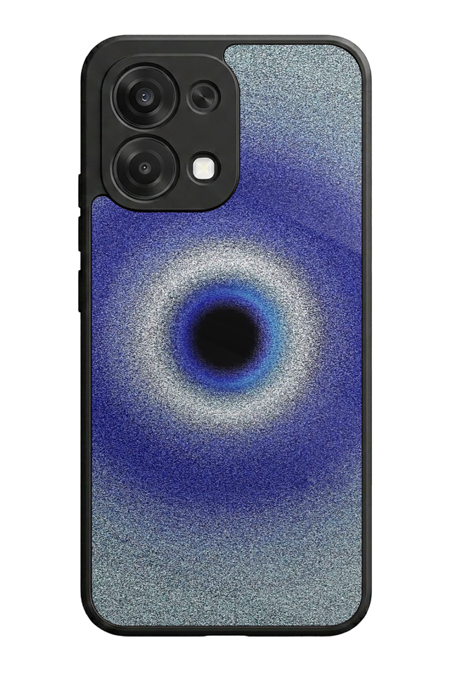 Oppo A6 Pro Uyumlu Nazar Tasarımlı Glossy Premium Kılıf
