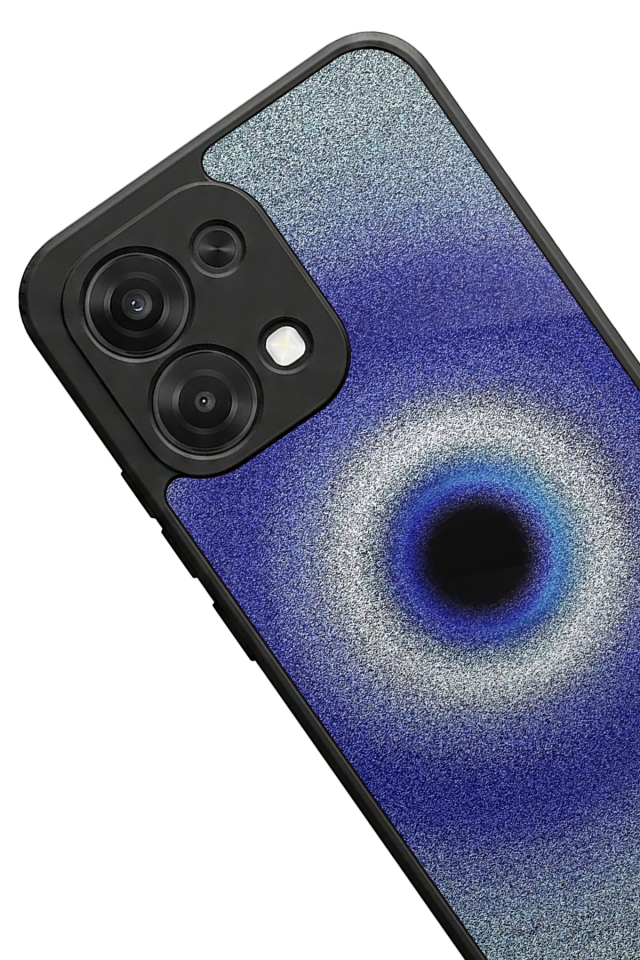 Oppo A6 Pro Uyumlu Nazar Tasarımlı Glossy Premium Kılıf