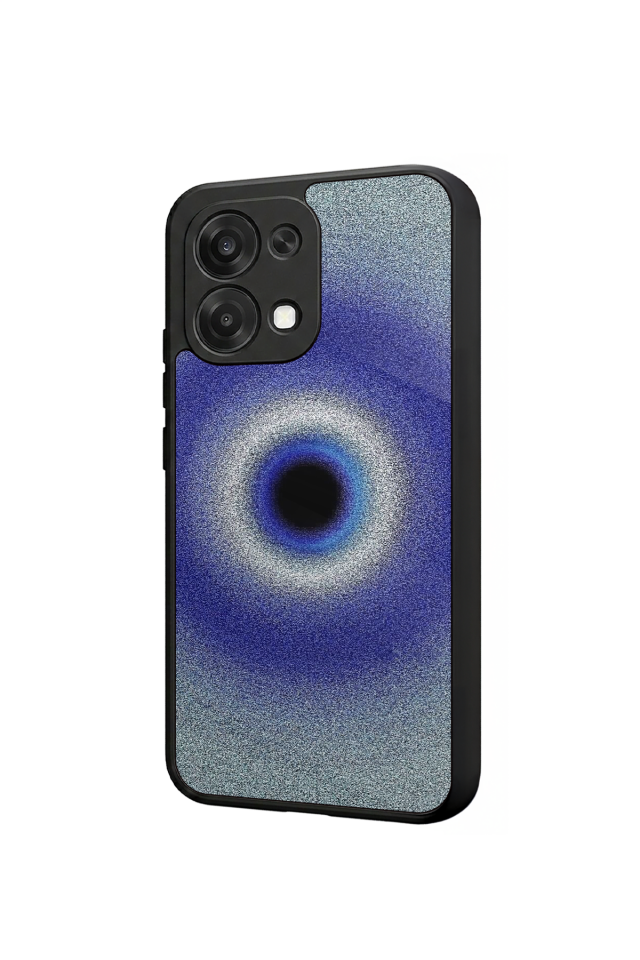 Oppo A6 Pro Uyumlu Nazar Tasarımlı Glossy Premium Kılıf