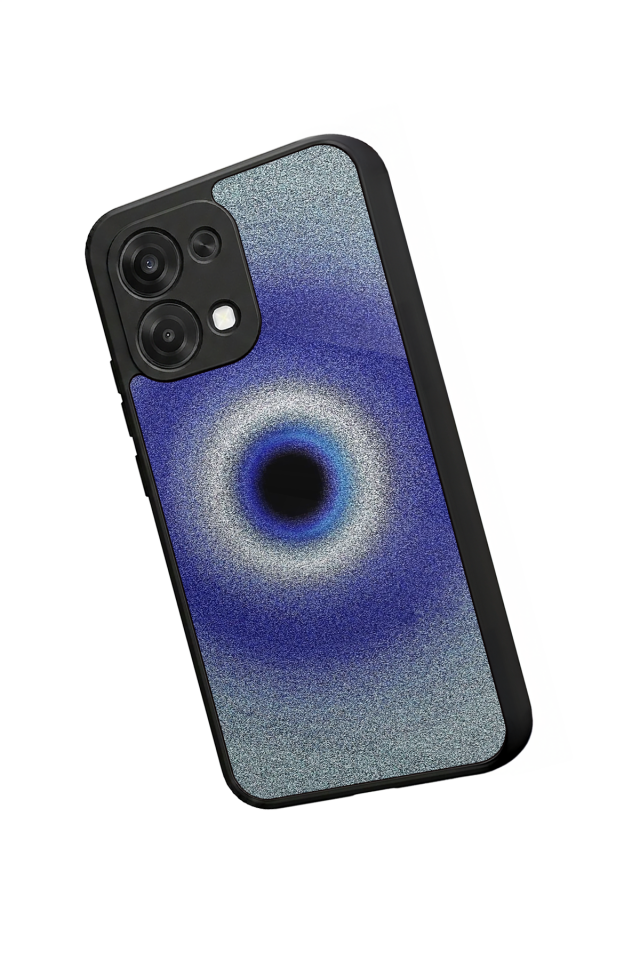 Oppo A6 Pro Uyumlu Nazar Tasarımlı Glossy Premium Kılıf