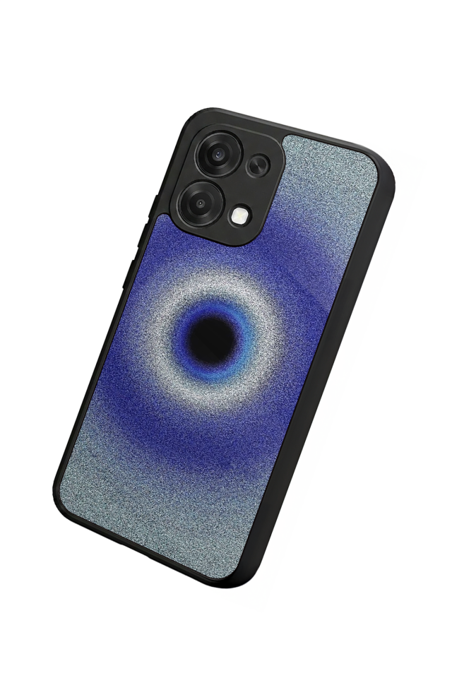 Oppo A6 Pro Uyumlu Nazar Tasarımlı Glossy Premium Kılıf
